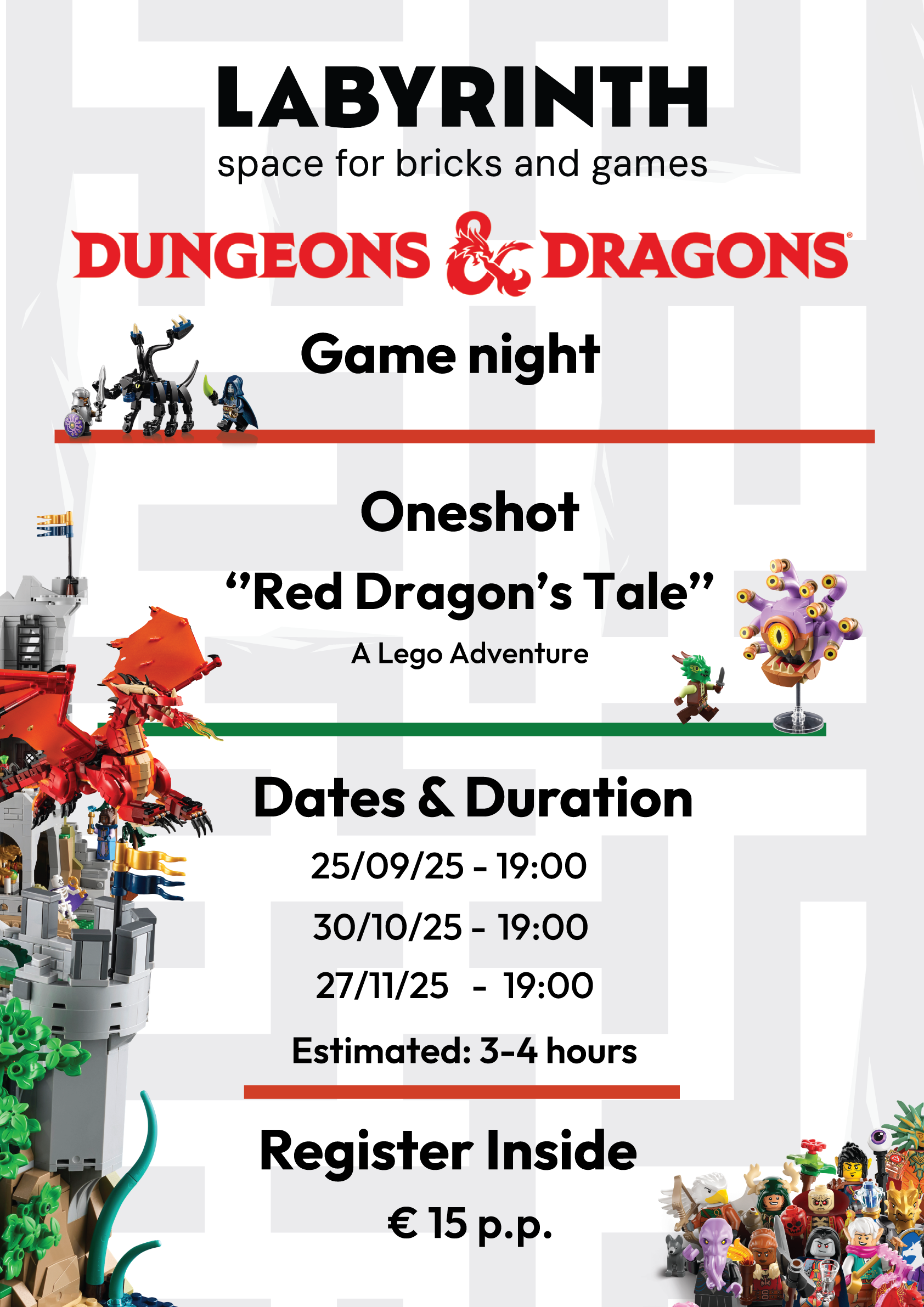 25-9-2025 - Dungeons & Dragons One Shot "Red Dragons' Tale"